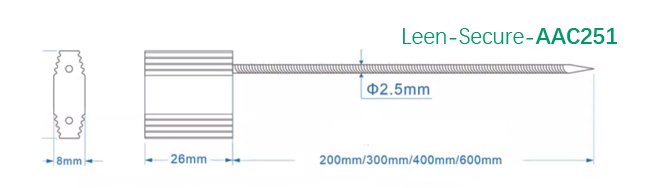 AAC251-Cable Seal Lock Drawing