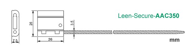 AAC350-Tamper Evident Security Seals Drawing