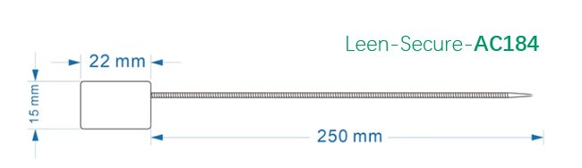 AC184-Wire Security Seals Drawing