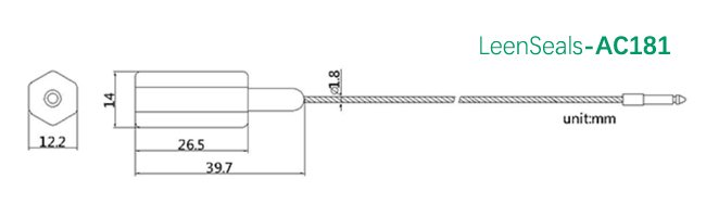 AC181-Cable Wire Seals Drawing