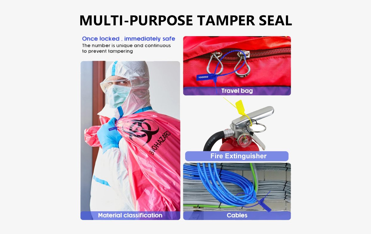 Pull Tight Plastic Seals 250mm Application