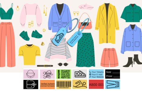 plastic seal tag for textile